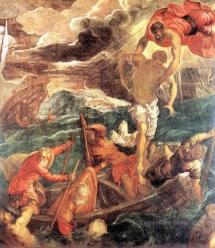  Tintoretto Canvas - St Mark Saving a Saracen from Shipwreck Italian Renaissance Tintoretto